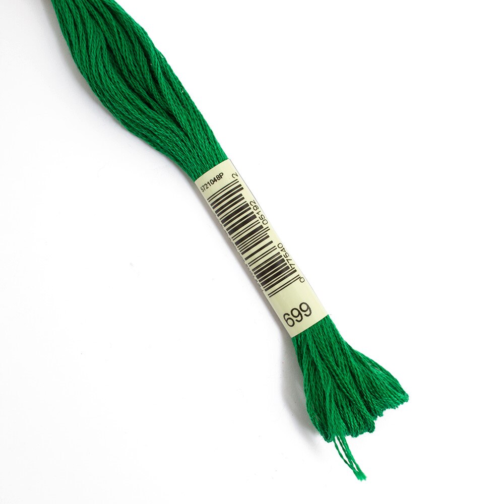 Sewing Supplies, Art & School, DMC, 6 strand, Embroidery floss, 50171, Green